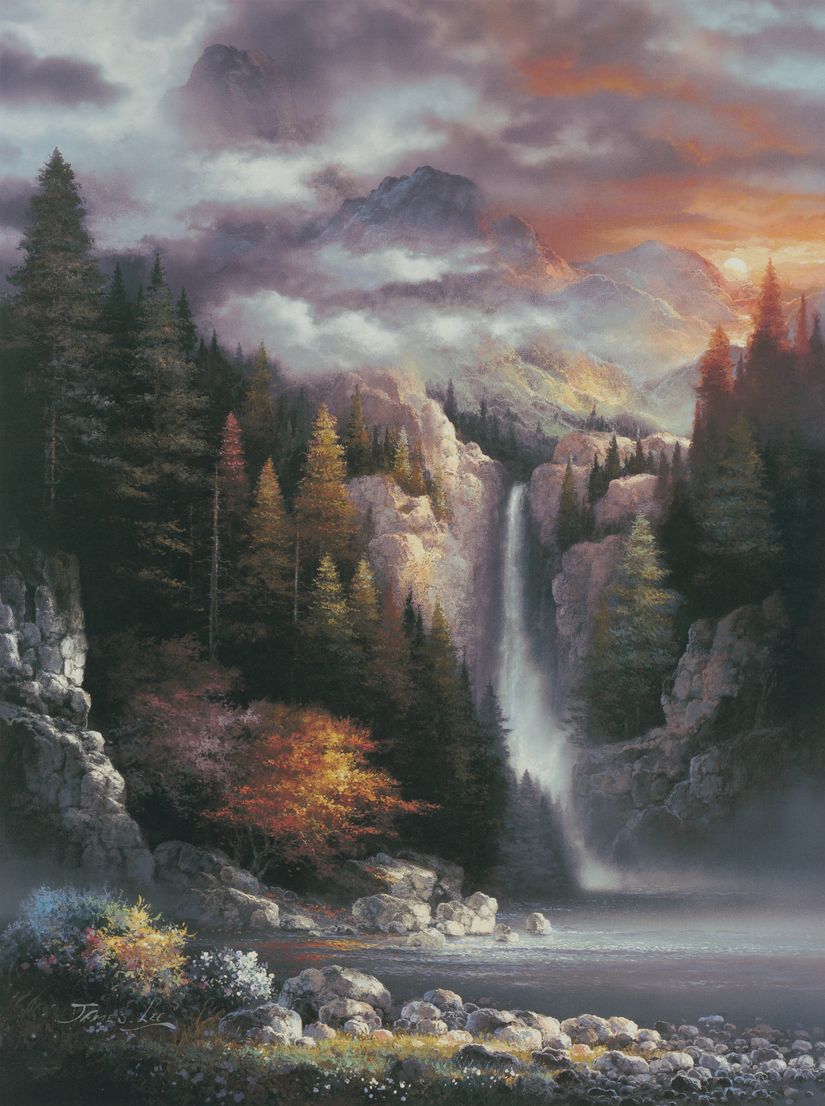 Misty-Falls-Wall-Mural