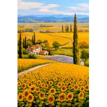 Sunflower Field Wall Mural