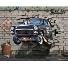 Break on Thru '55 Chevy (No Text) Wall Mural