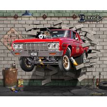 Break on Thru Mopar (No Text) Wall Mural