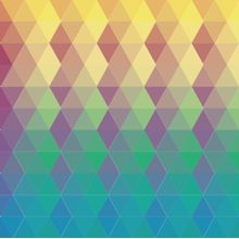 Pastel Diamond Ombre Wall Mural
