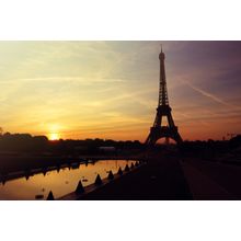 Sunrise In Paris Wall Mural