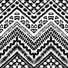 Vintage Zigzag Pattern Wallpaper