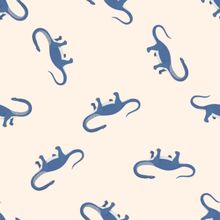 Blue Brontosaurus Pattern Wallpaper