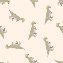 Grey Pachycephalosaurus Pattern Wallpaper