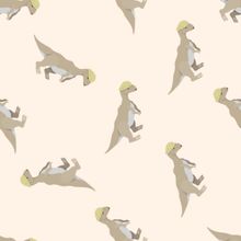 Grey Pachycephalosaurus Pattern Wallpaper