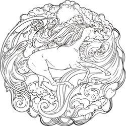 Colorable-horse-gallops-amongst-the-clouds-and-flies-in-the-sky