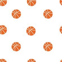 Basketball Pattern Wallpaper