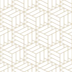 Thin-gold-lines-create-a-dynamic-cube-pattern-in-this-geometric-wallpaper