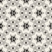 Stars and Knots Geometric Wallpaper