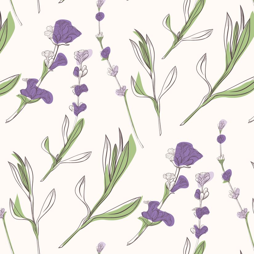 purple floral wallpaper for walls