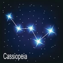 Cassiopeia Constellation Wall Mural