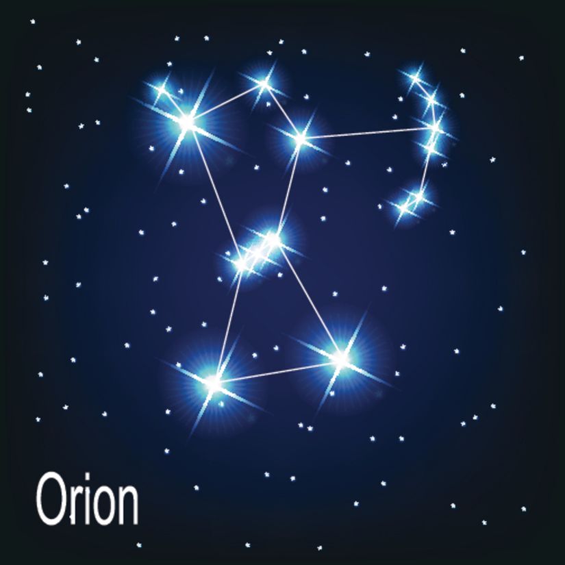 The-constellation--Orion-shines-brilliantly-against-a-dark-midnight-blue-background