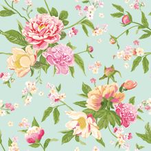 Vintage Peony Flowers Wallpaper