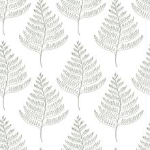Fern Leaves Pattern Wallpaper