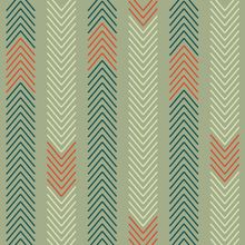 Abstract Ethnic Zigzag Chevron Pattern Wallpaper
