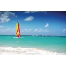 Catamaran On The Caribbean Wall Mural