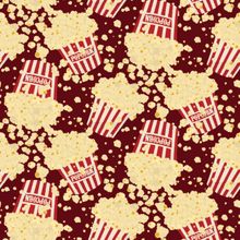 Popcorn Pattern Wallpaper Mural
