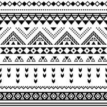 Tribal Triangle Pattern Wallpaper