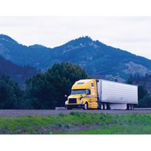 Yellow Semi Truck Wall Mural