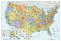 Classic-USA-Wall-Map-Wallpaper-Mural