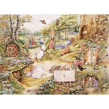 Country Woodlands (With Sign) Wall Mural