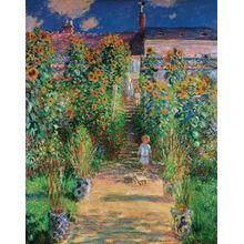 The Artist's Garden At Vetheuil Wall Mural