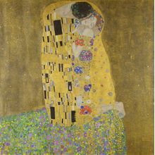 The Kiss (Klimt) Wall Mural