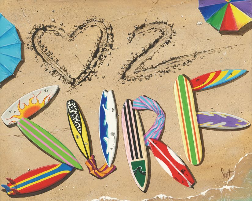 Love-To-Surf-Wall-Mural
