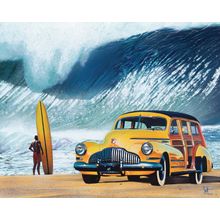Buttercup Buick Wall Mural