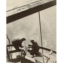 Building The Empire State Building Wall Mural