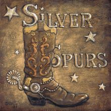 Silver Spurs Wall Mural