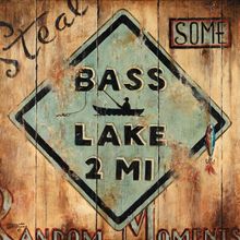 Bass Lake Wall Mural