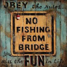 No Fishing Wall Mural
