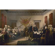 Signing the Declaration of Independence 2 Mural Wallpaper