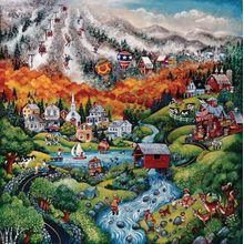 Country Spring Wall Mural