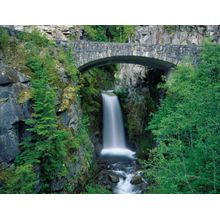 Stone Bridge Over Christine Falls Wall Mural