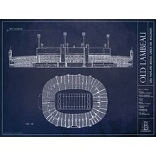 Old Lambeau Field Wall Mural