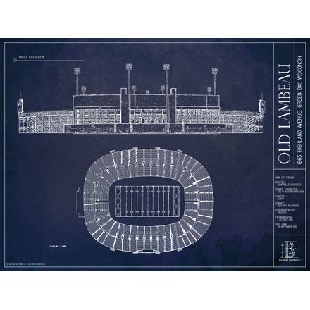 Busch Stadium Blueprint Wallpaper Mural - Murals Your Way