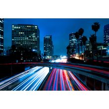 Traffic In Los Angeles Wall Mural