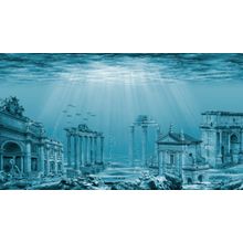 Underwater Landscape With Ruins Wall Mural