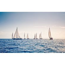 Sailing Voyagers Wall Mural