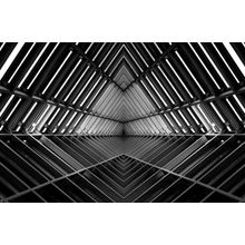 Metal Interior Structure Wall Mural
