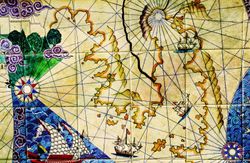 Old-Nautical-Chart-Wallpaper-Mural
