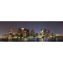 Boston Night Wall Mural