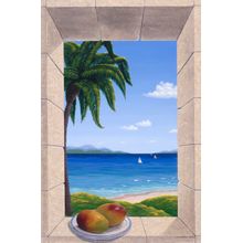 Hawaiian Fantasy With Mangos Wall Mural