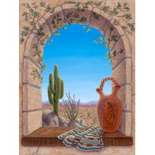 Saguaro View Wall Mural