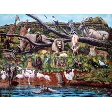 Wild In Paradise Wall Mural