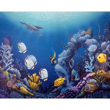 Whale Song At Rapture Reef Wall Mural