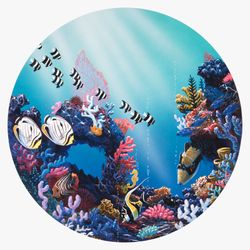 Reef-Life-Hawaiian-Mural-Wallpaper